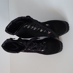 Madden Girl Black Velvet Boots